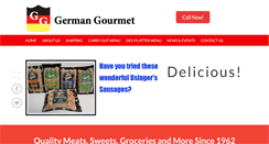 Desktop Screenshot of germangourmet.com